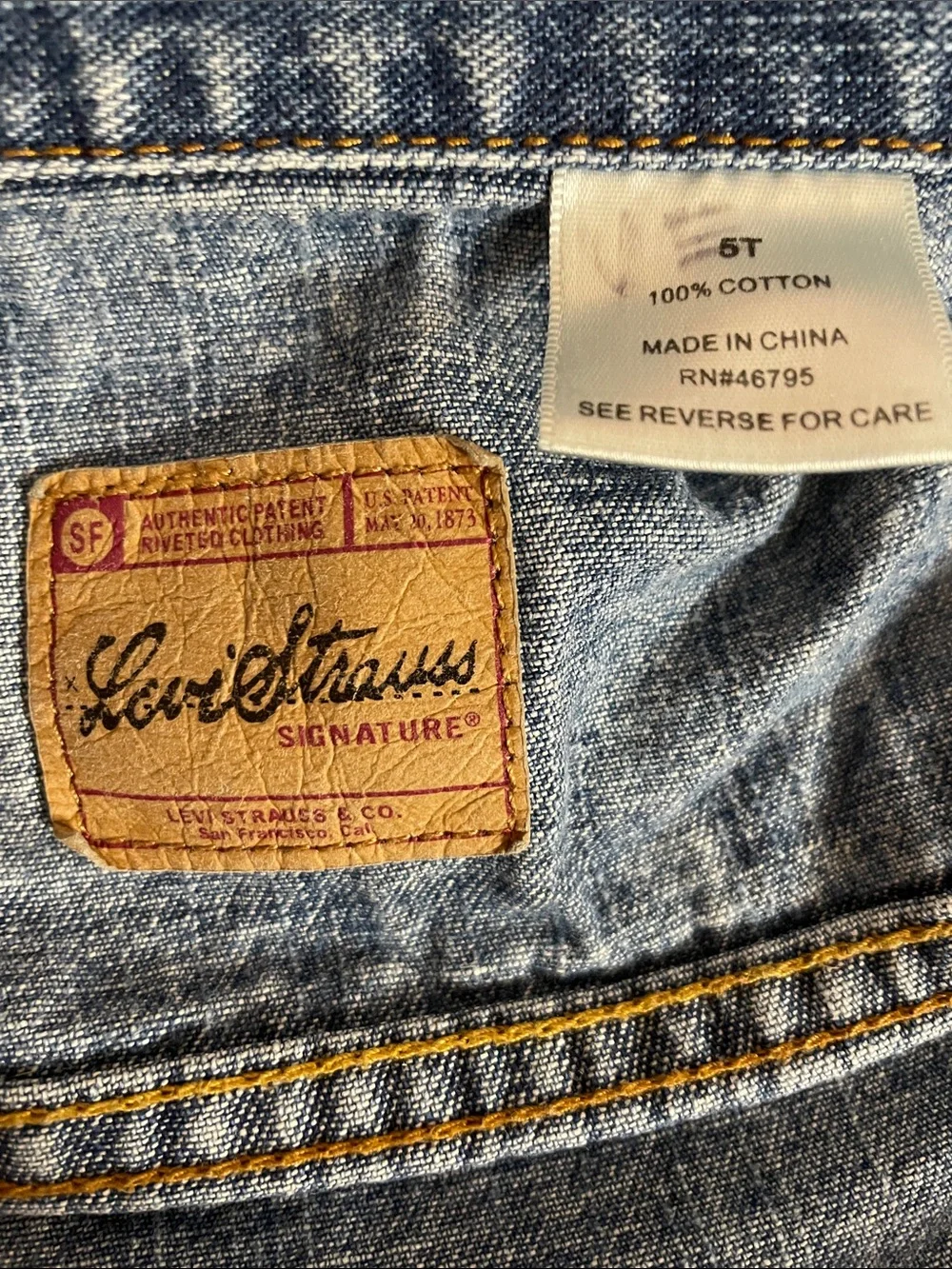 Kids Levi Strauss denim jacket